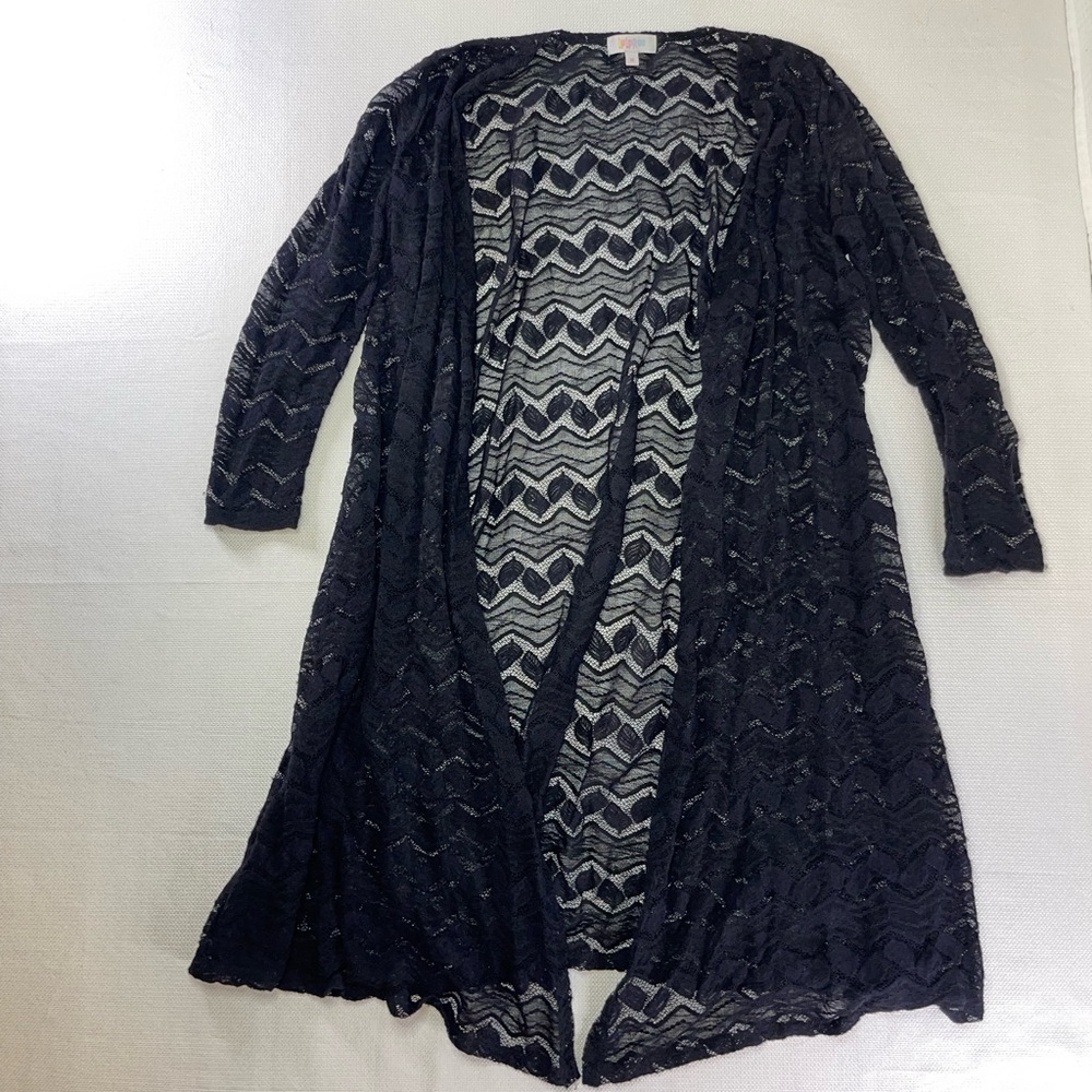 LuLaRoe Long Lacy Cardigan Sweater Size Medium A